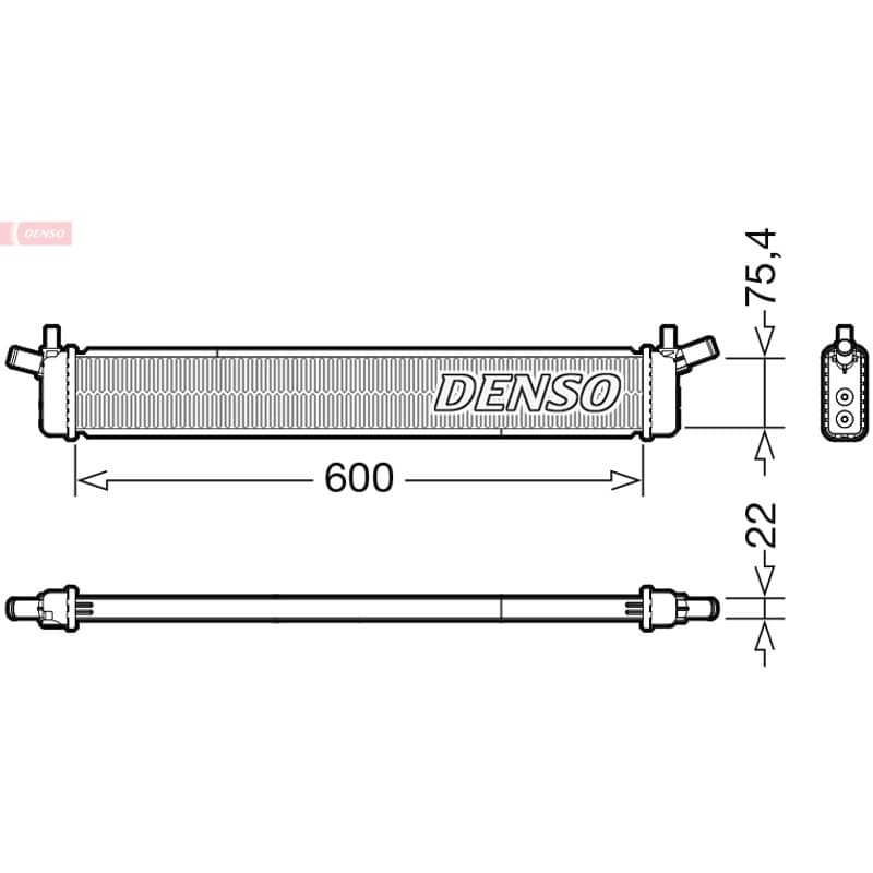 DENSO DRM50136 radiatorius, variklio aušinimas — DRM50136 DENSO