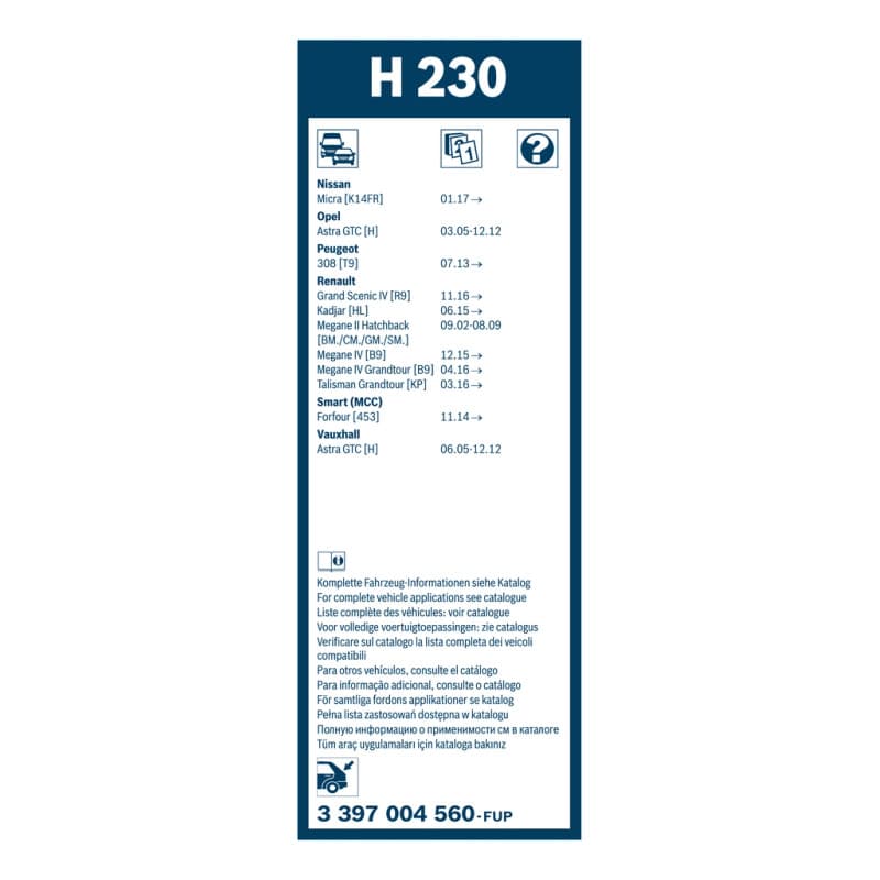 BOSCH 3 397 004 560 valytuvai