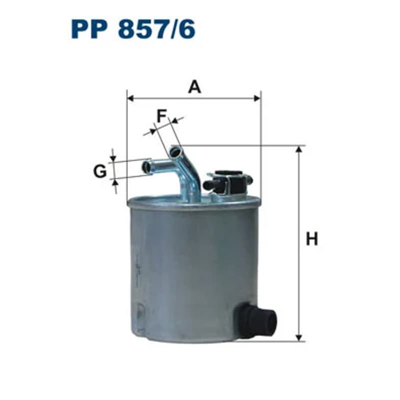 FILTRON PP 857/6 Kuro filtras
