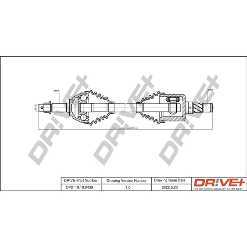 DRVE pusašis DP2110.10.0439