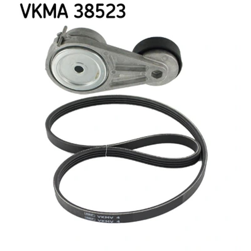 SKF VKMA 38523 V formos rumbuotas diržas, komplektas