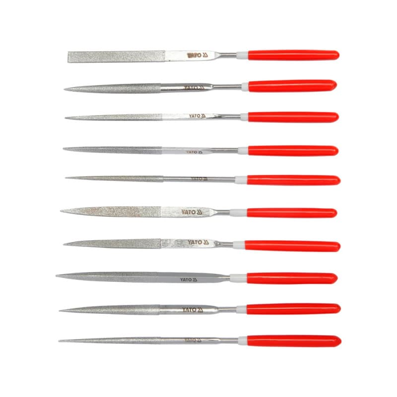 YATO 10 vnt. deimantinių adatinių dildžių rinkinys 3X140X50MM YT-6144
