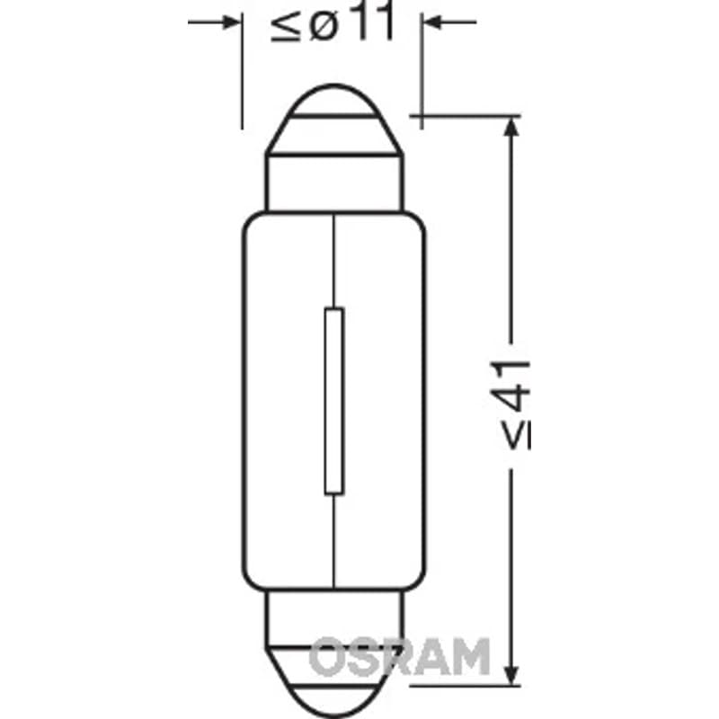 OSRAM lemputė, salono apšvietimas 6413