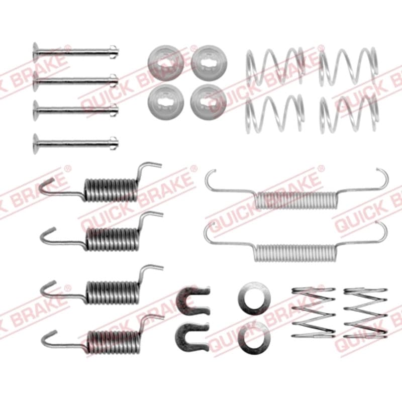QUICKBRAKE priedų komplektas, stovėjimo stabdžių trinkelės 105-0871
