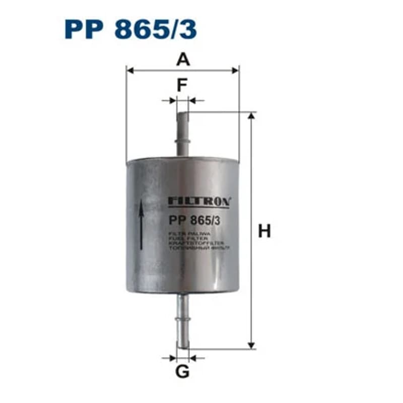 FILTRON PP 865/3 kuro filtras