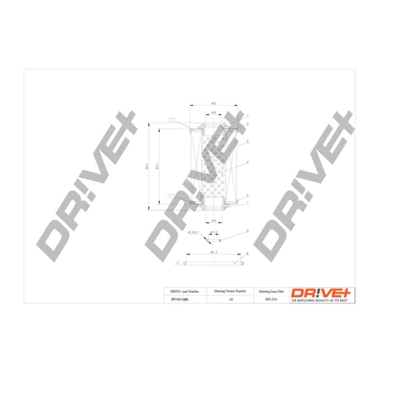 DRVE alyvos filtras DP1110.11.0254
