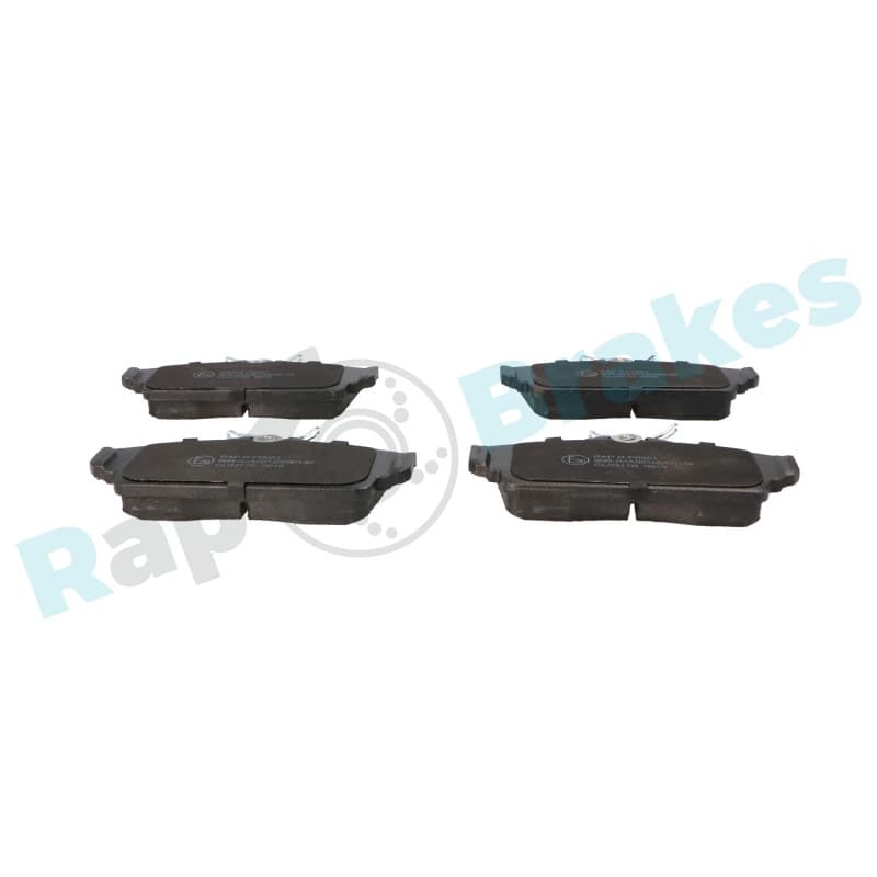 RAPBRAKES stabdžių trinkelių rinkinys, diskinis stabdys R-P0981