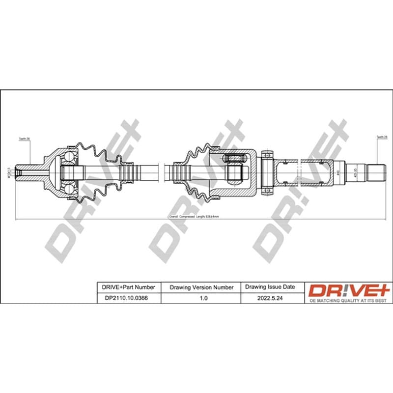 DRVE pusašis DP2110.10.0366