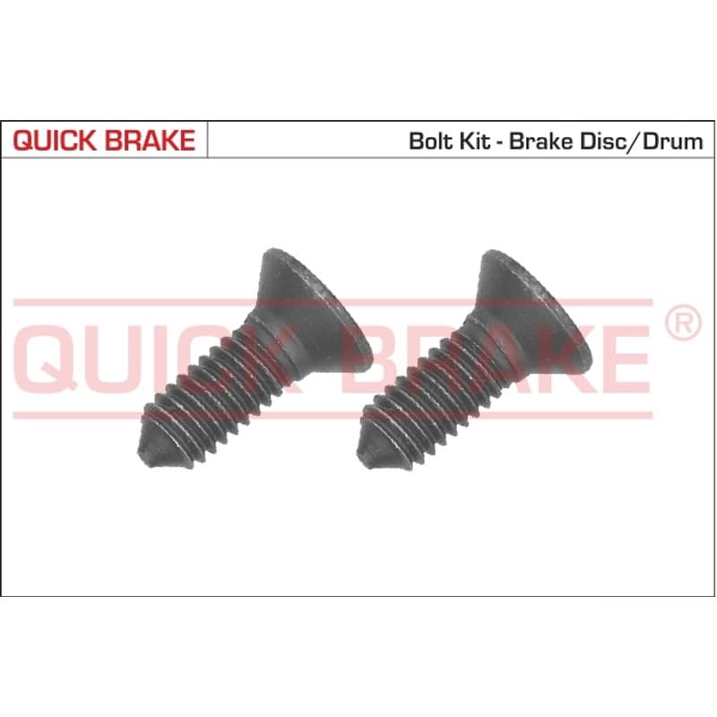 QUICKBRAKE varžtų komplektas, stabdžių diskas 11667K