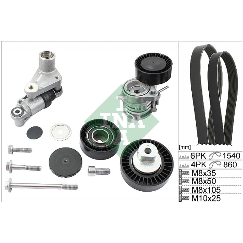 SCHAEFFLERINA V formos rumbuotas diržas, komplektas 529 0053 10