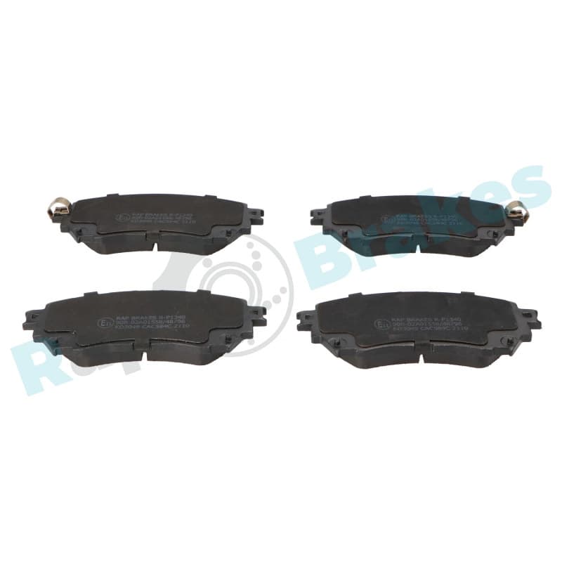 RAPBRAKES stabdžių trinkelių rinkinys, diskinis stabdys R-P1340