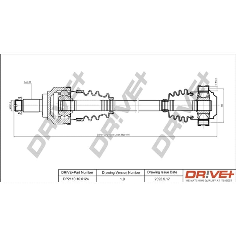 DRVE pusašis DP2110.10.0124