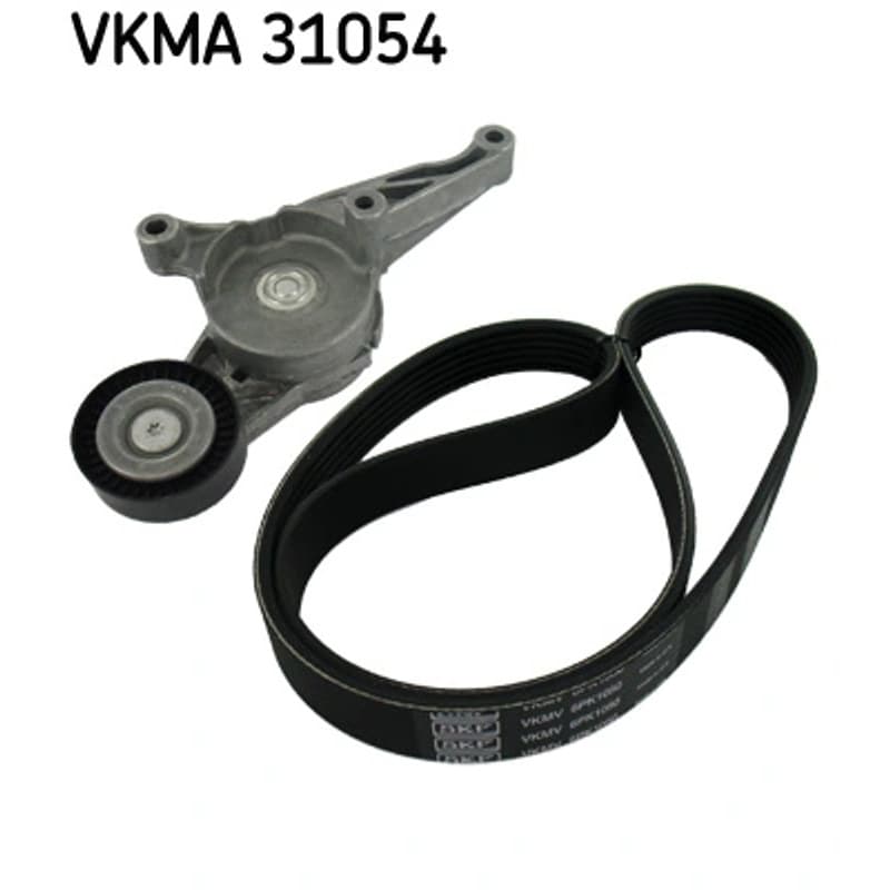 SKF VKMA 31054 V formos rumbuotas diržas, komplektas