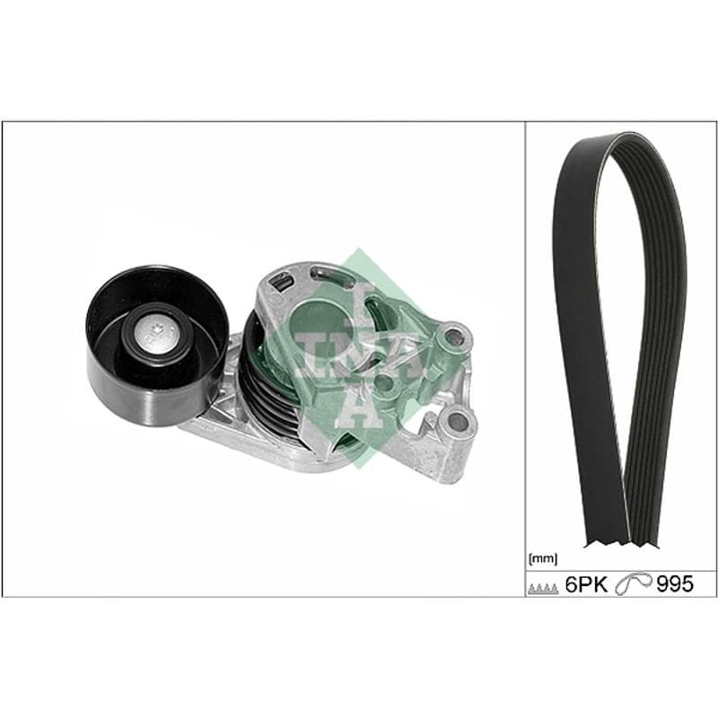 SCHAEFFLERINA V formos rumbuotas diržas, komplektas 529 0378 10
