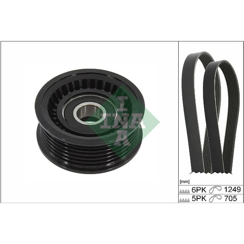 SCHAEFFLERINA 529 0451 10 V formos rumbuotas diržas, komplektas