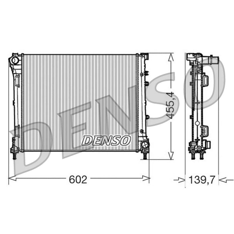 DENSO radiatorius, variklio aušinimas DRM09162
