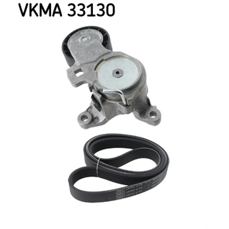 SKF VKMA 33130 V formos rumbuotas diržas, komplektas