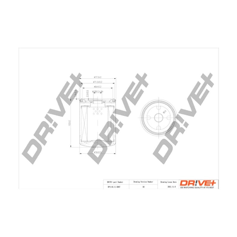 DRVE alyvos filtras DP1110.11.0267