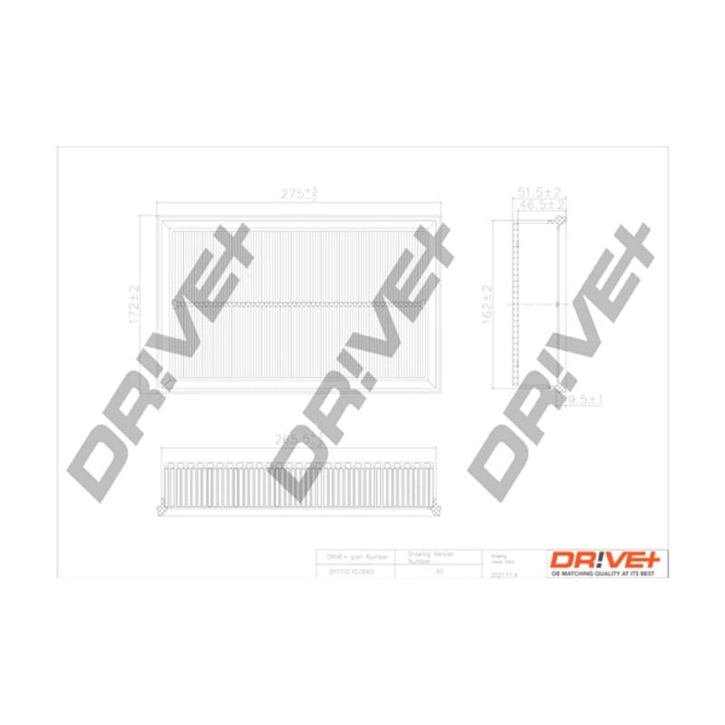 DRVE oro filtras DP1110.10.0660
