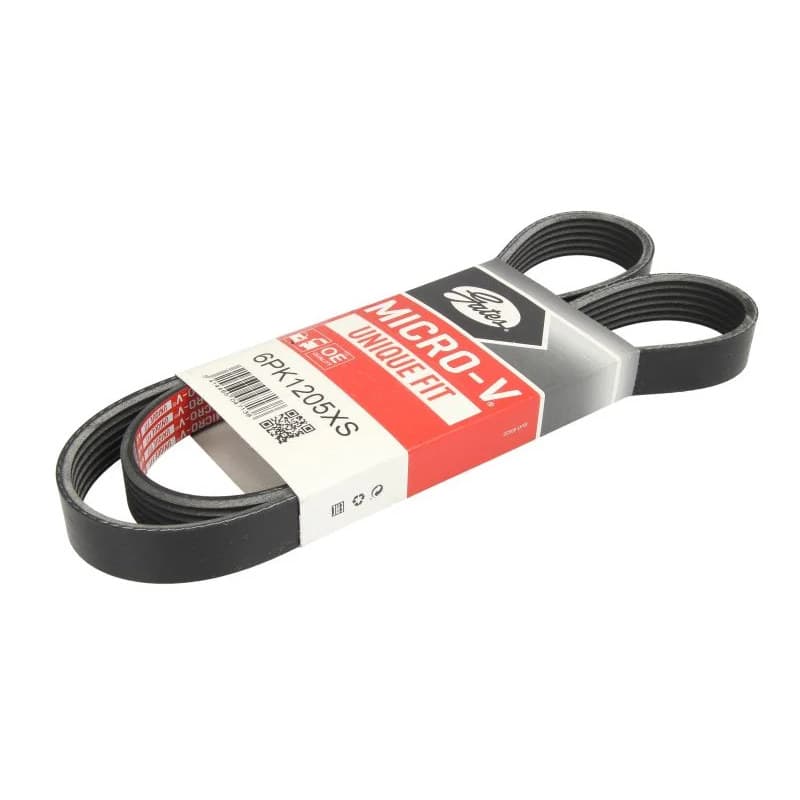 GATES V formos rumbuoti diržai 6PK1205XS