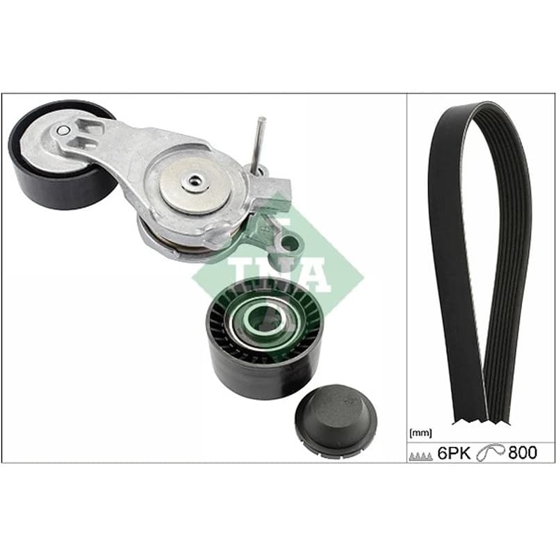 SCHAEFFLERINA V formos rumbuotas diržas, komplektas 529 0213 10