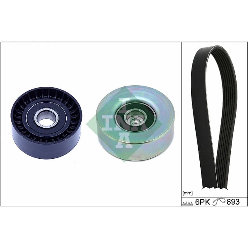 SCHAEFFLERINA V formos rumbuotas diržas, komplektas 529 0532 10