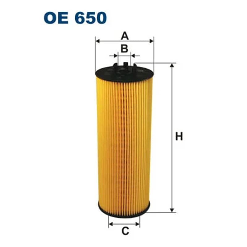 FILTRON alyvos filtras OE 650