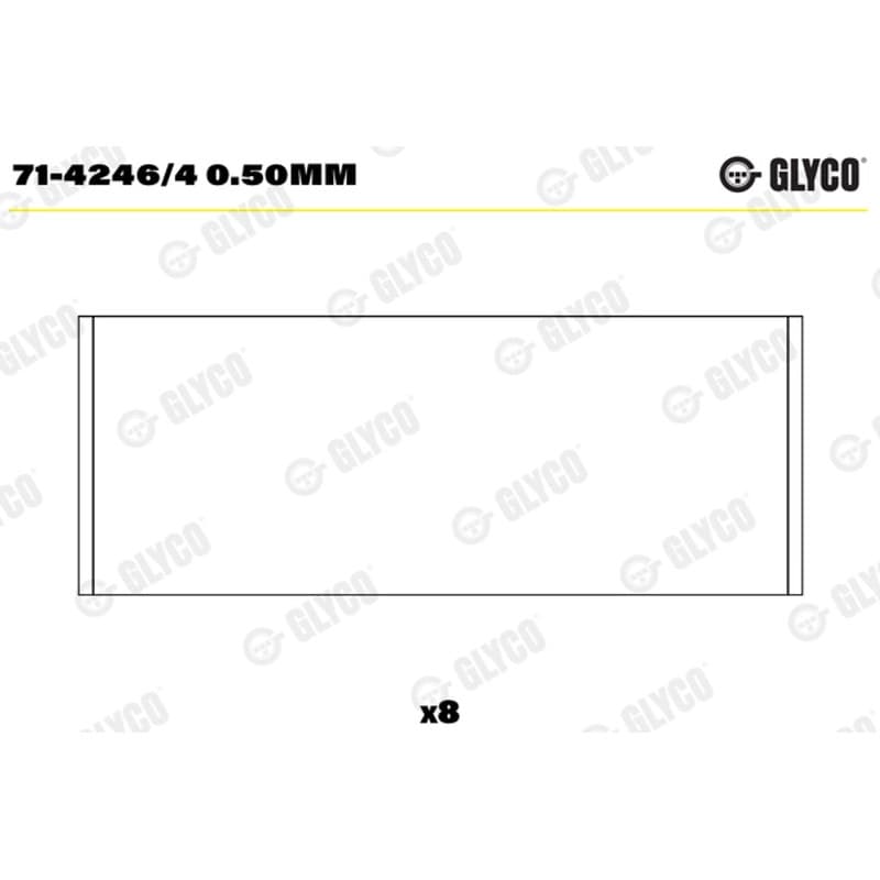 GLYCO guoliai dideliu galu 71-4246/4 0.50mm