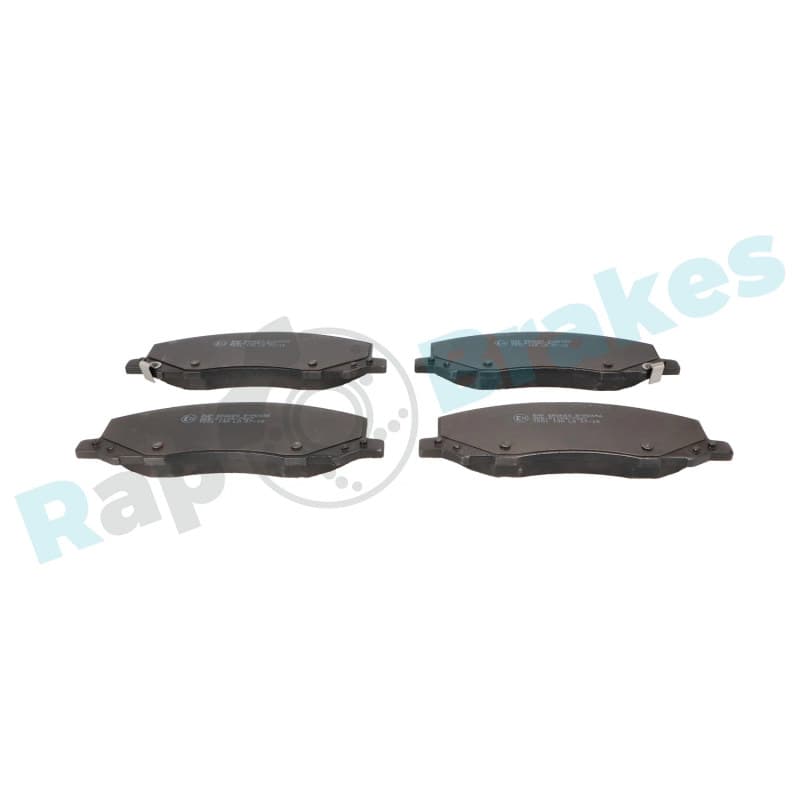 RAPBRAKES stabdžių trinkelių rinkinys, diskinis stabdys R-P0656