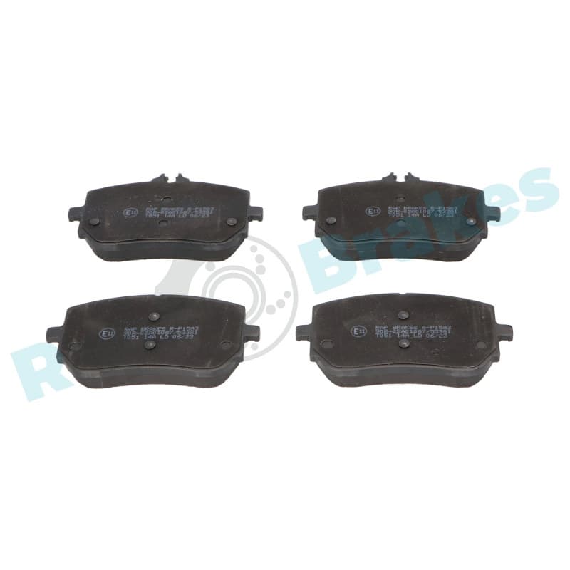 RAPBRAKES stabdžių trinkelių rinkinys, diskinis stabdys R-P1583
