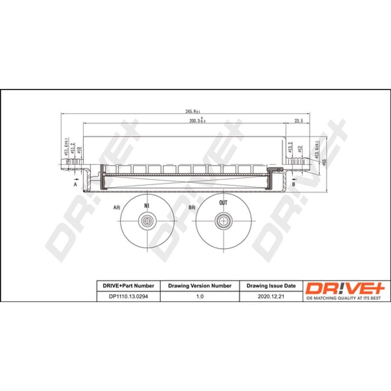 DRVE kuro filtras DP1110.13.0294