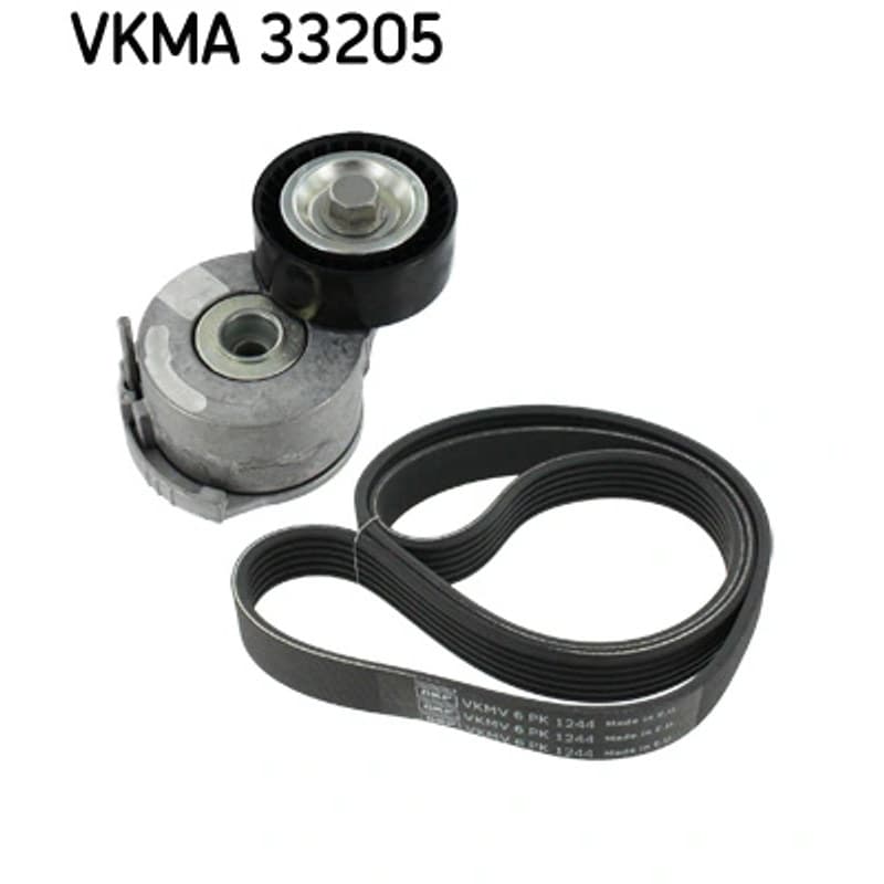 SKF VKMA 33205 V formos rumbuotas diržas, komplektas