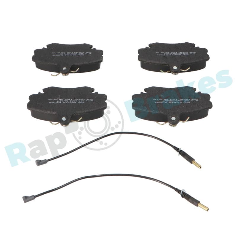 RAPBRAKES stabdžių trinkelių rinkinys, diskinis stabdys R-P1368