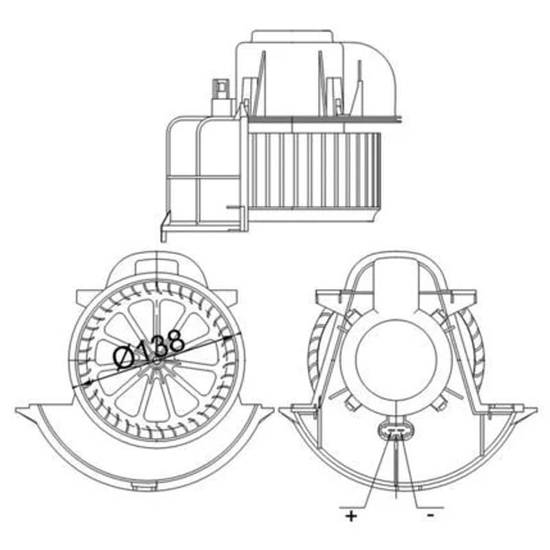 MAHLE AB 113 000S vidaus pūtiklis