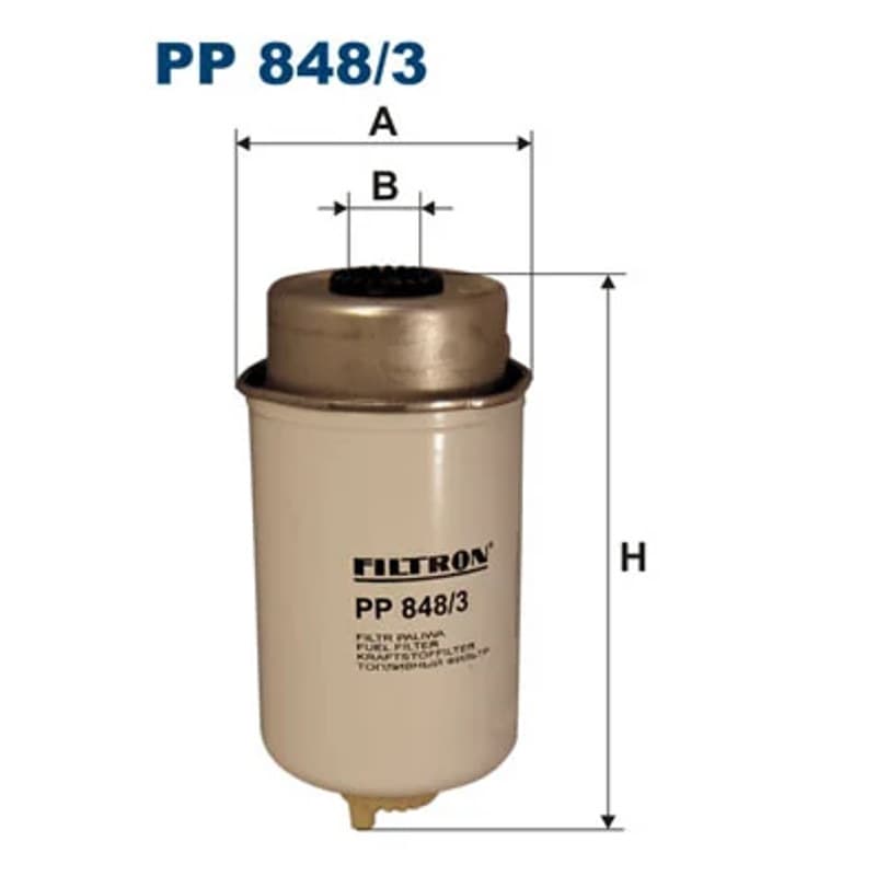 FILTRON kuro filtras PP 848/3