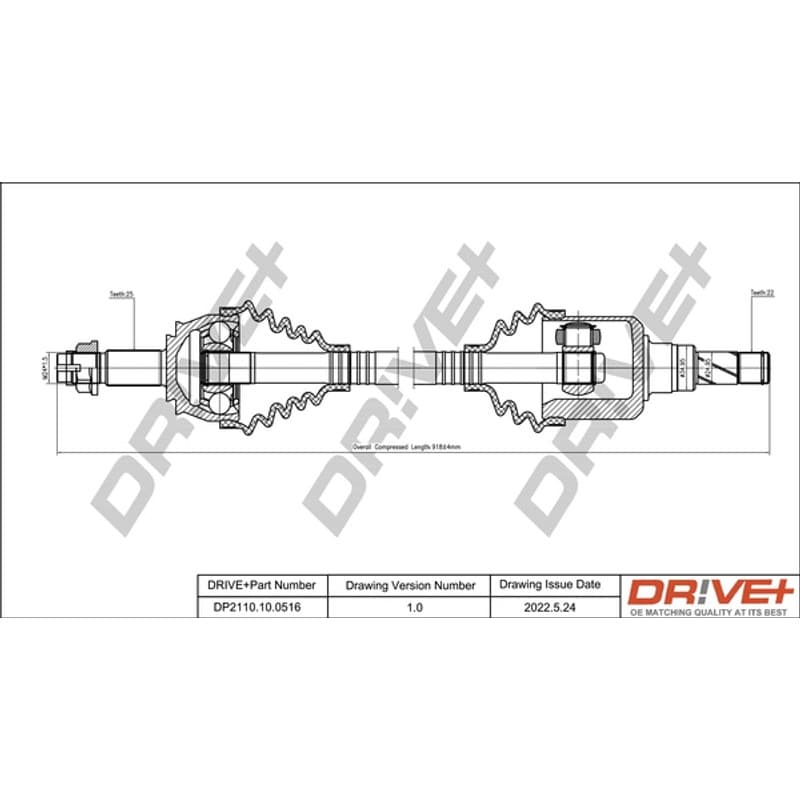 DRVE pusašis DP2110.10.0516
