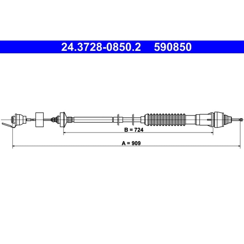 ATE 24.3728-0850.2 sankabos trosas