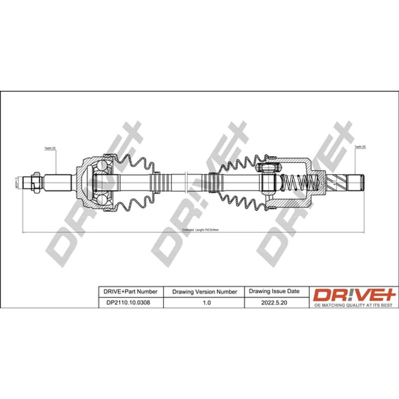 DRVE pusašis DP2110.10.0308