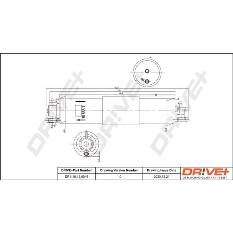 DRVE kuro filtras DP1110.13.0016