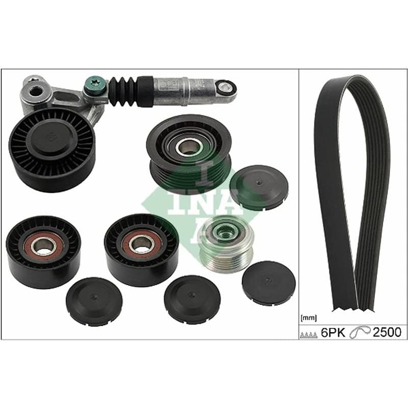 SCHAEFFLERINA V formos rumbuotas diržas, komplektas 529 0472 20