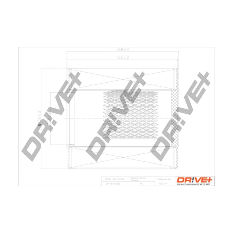 DRVE oro filtras DP1110.10.0023