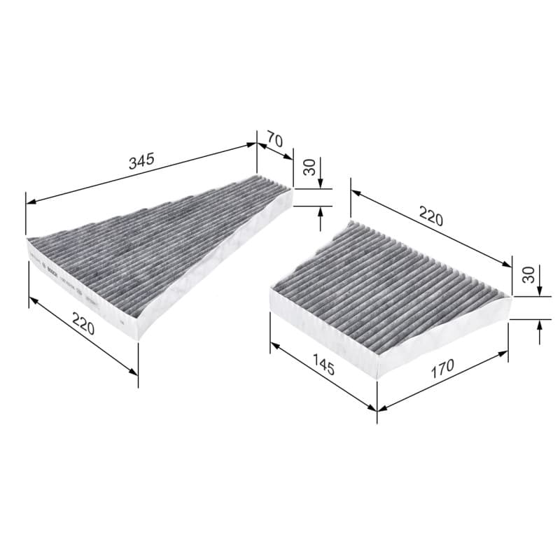BOSCH 1 987 435 506 filtras, salono oras