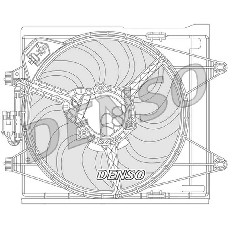 DENSO ventiliatorius, radiatoriaus DER09051