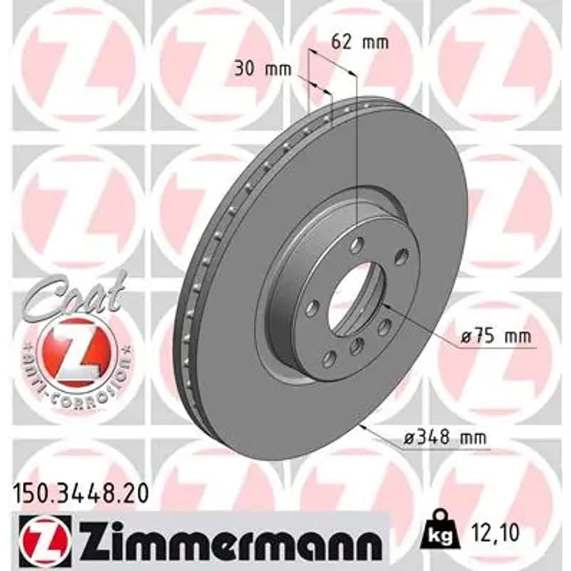 ZIMMERMANN stabdžių diskas 150.3448.20