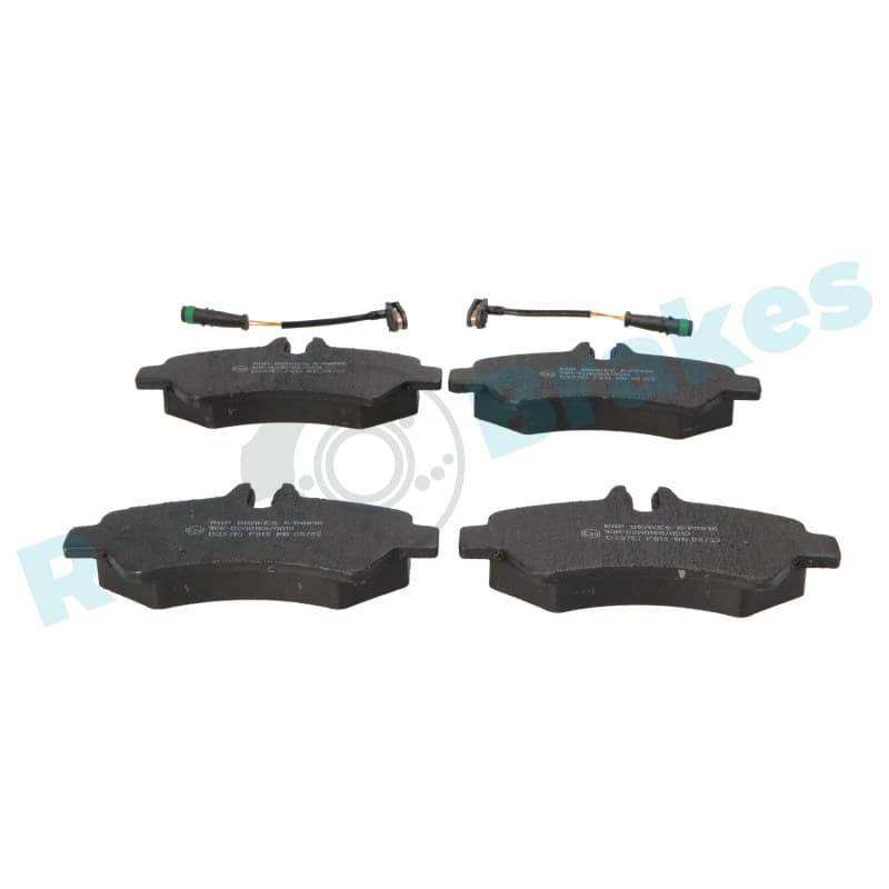 RAPBRAKES stabdžių trinkelių rinkinys, diskinis stabdys R-P0896