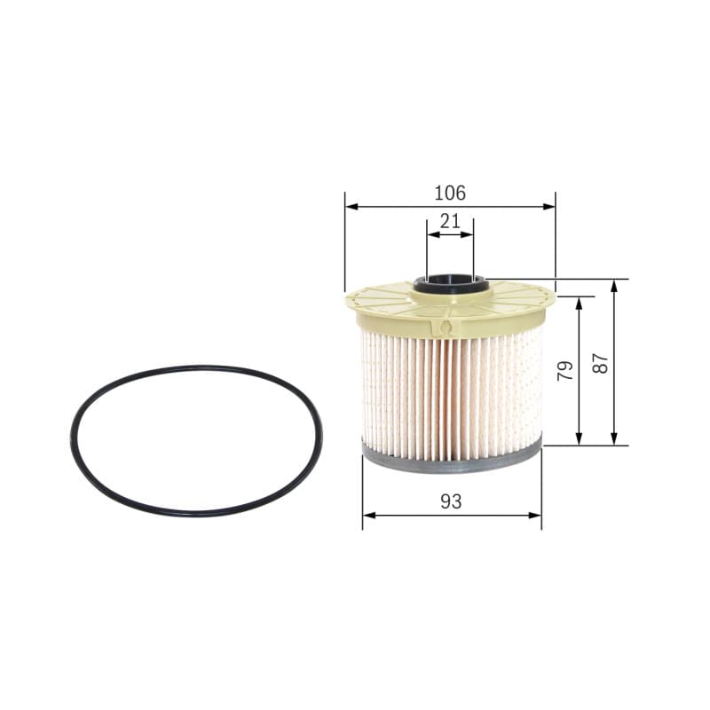 BOSCH F 026 402 861 kuro filtras