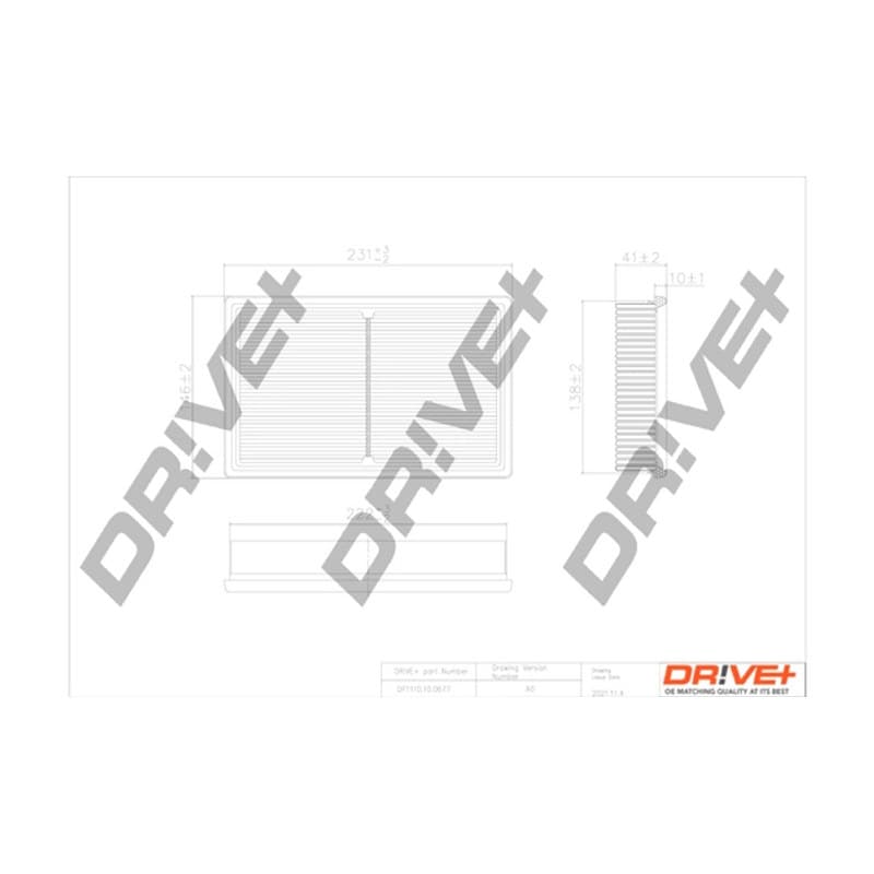 DRVE oro filtras DP1110.10.0677