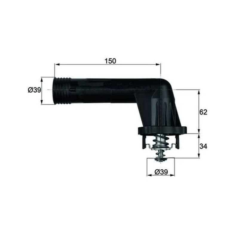 MAHLE TI 20 95 termostatas, aušinimo skystis