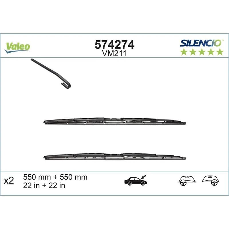 VALEO valytuvai 574274