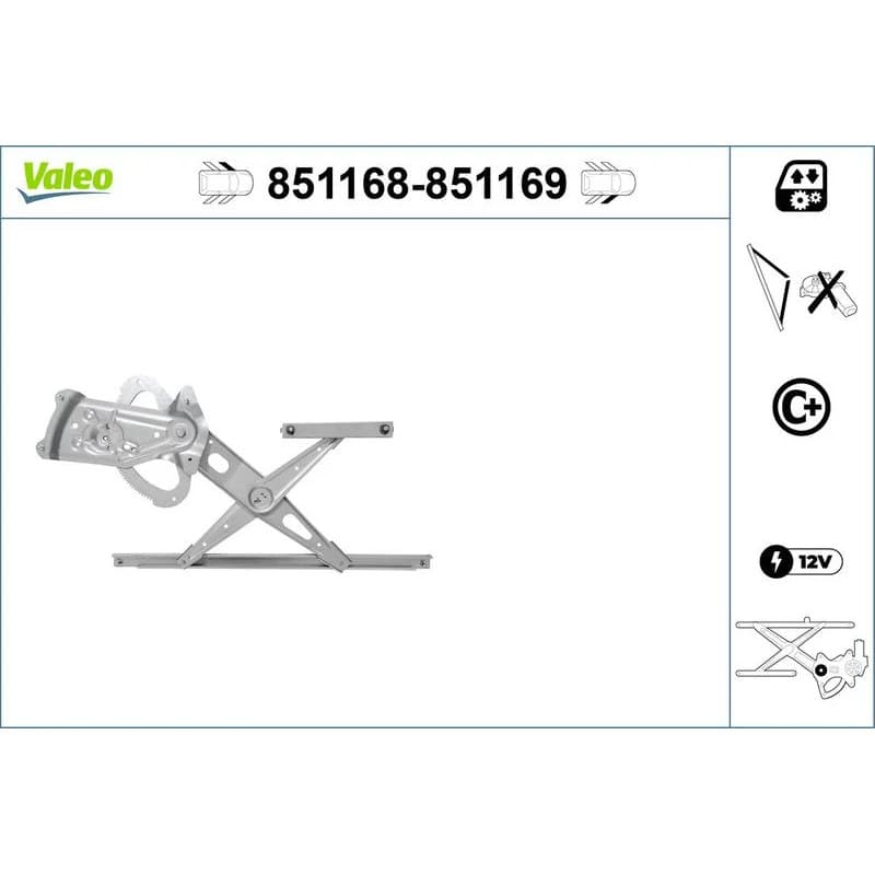 VALEO lango pakėliklis 851168